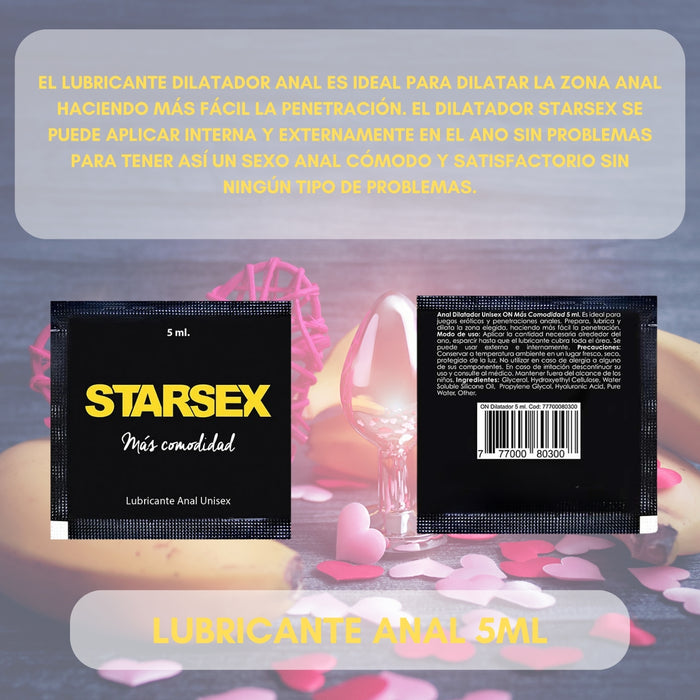 Pack 12 Lubricante Intimo Retardante Anal Frutilub Sachet