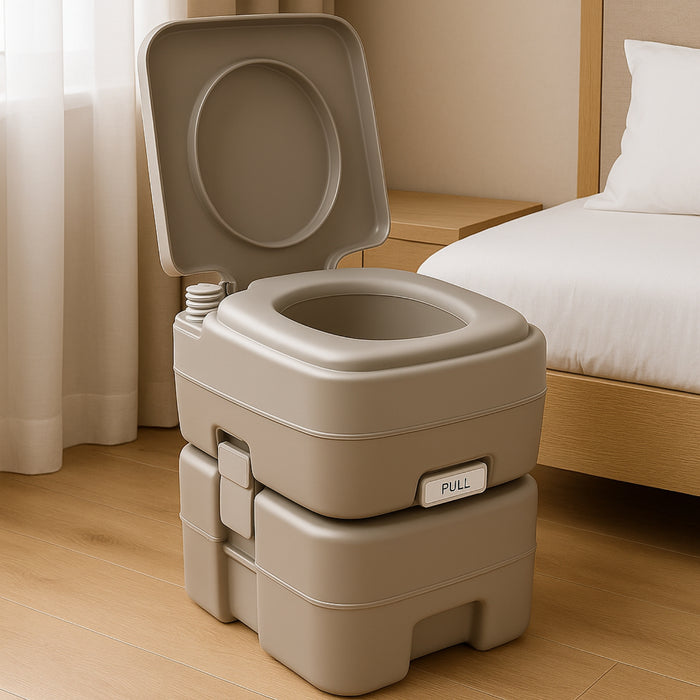 Baño Químico Portátil 20 Litros Reusable Camping Outdoor