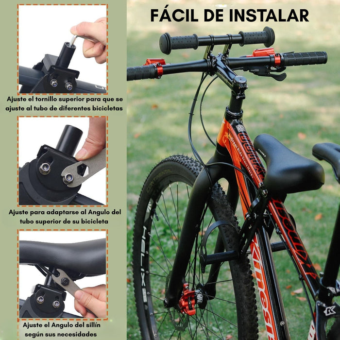 Silla De Niño Con Manillar Para Bicicletas Y Mtbike