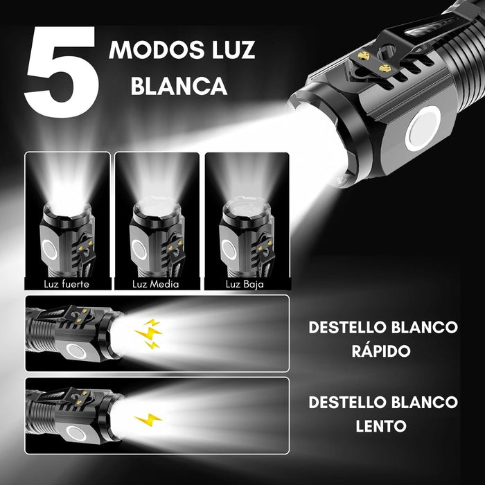 Minilinterna Led Portátil Para Exteriores Larga En 0001