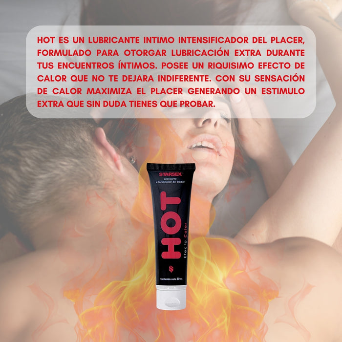 Lubricante Intimo Hot Efecto Calor Estimulante Starsex 30ml