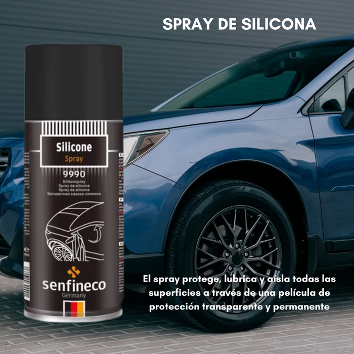 Spray De Silicona Color Transparente Senfineco 450ml