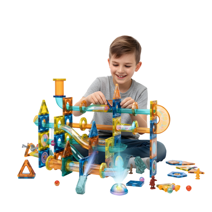 Set Bloques De Construcción Magnéticos 3d 116 Pcs Didáctico