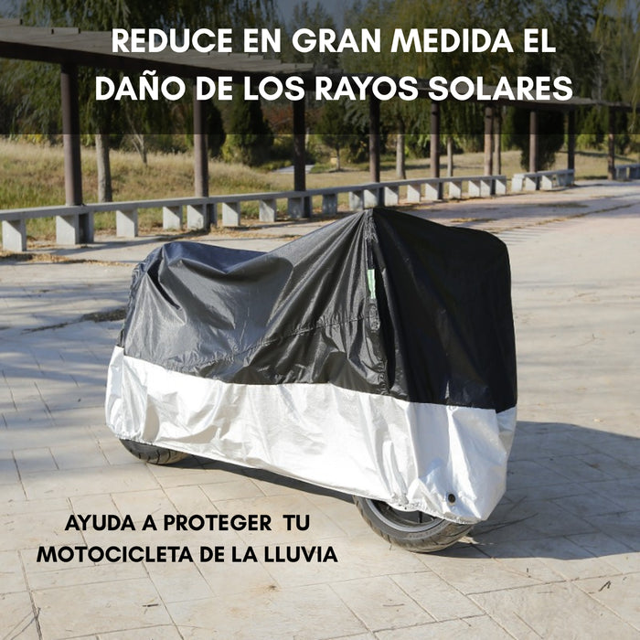 Funda Cubre Motocicleta Carpa Impermeable 245x105x125cm