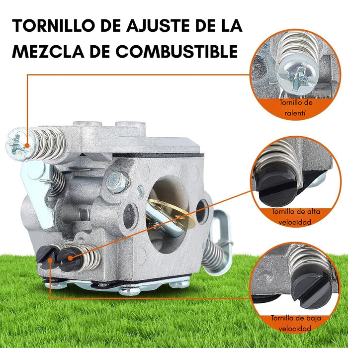 Carburador Más Kit Afinamiento Stihl Ms210 Ms230 Ms250