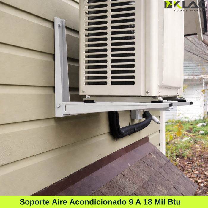Soporte Aire Acondicionado 9000 A 18000 Btu Muro Exterior