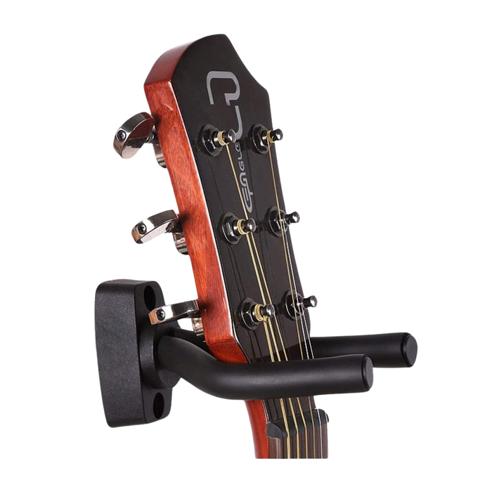 Soporte Para Guitara, Bajo, Ukelele, Cuatro De Muro O Pared Color Negro