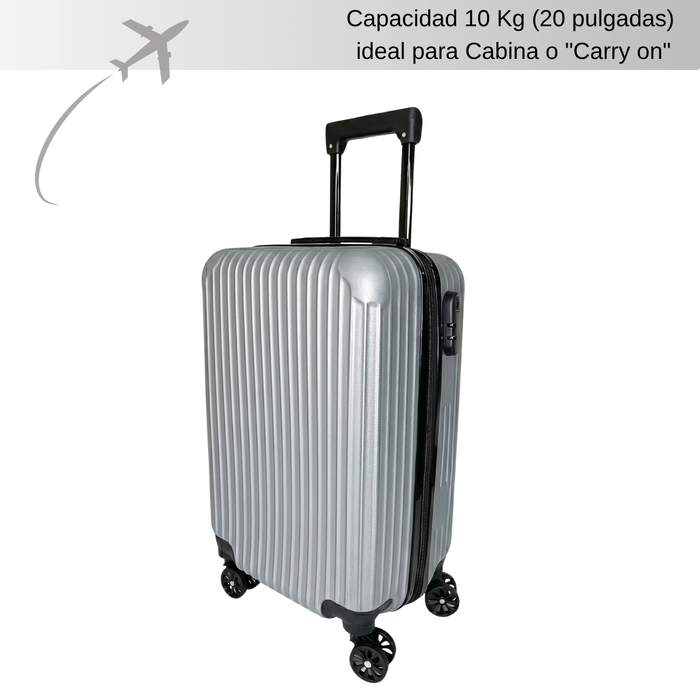 Maleta Cabina De 10 Kg Equipaje Chica Ruedas Viajes Avión
