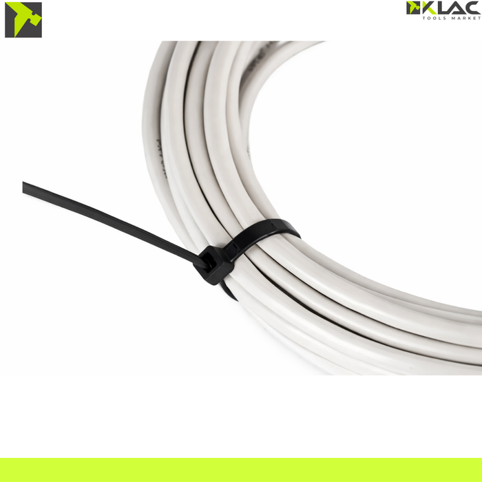 30 Bridas Amarras Cables Cremallera Resistentes 3.6 mm x 250 mm
