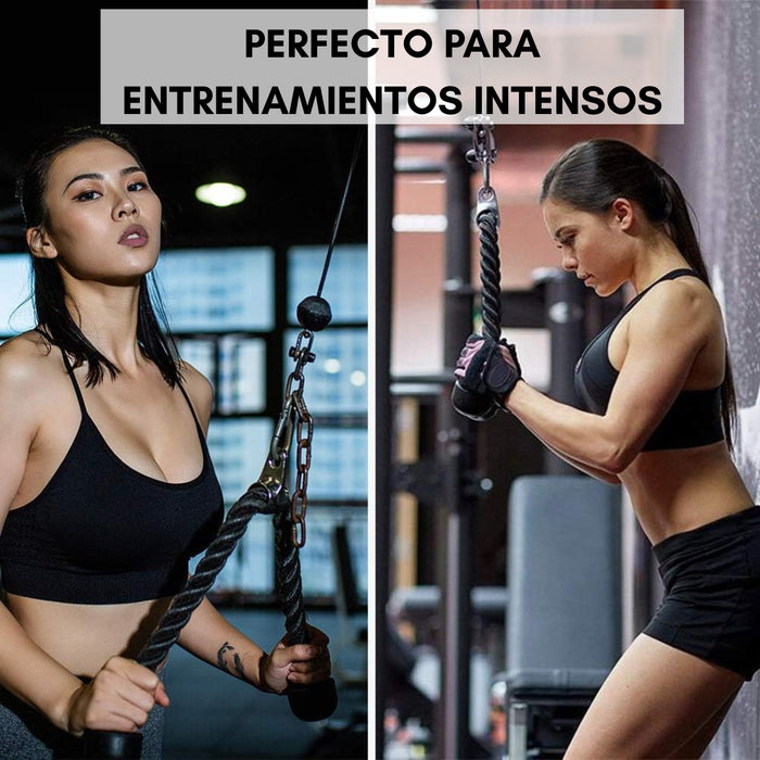 Cuerda Crossfit Entrenamiento Para Agarres Gym Triceps Casa