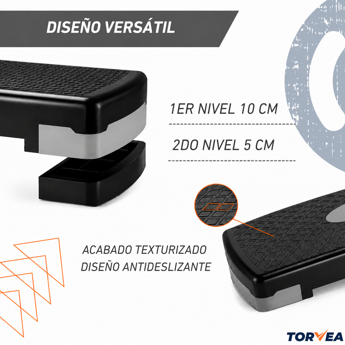 Step Aerobico 2 Niveles Antideslizante Fitness Aerobic