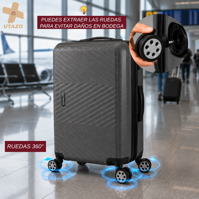 Maleta De Viaje Grande 28 Kg Equipaje De Bodega Rueda 360