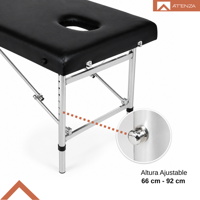 Camilla De Masaje Portátil Plegable Aluminio 2 Cuerpos