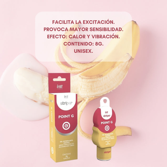 Lubricante Intimo Gel Excitante Point G Estimulante 8gr