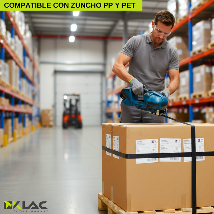Enzunchadora Electrica Máquina Flejadora Industrial Portátil