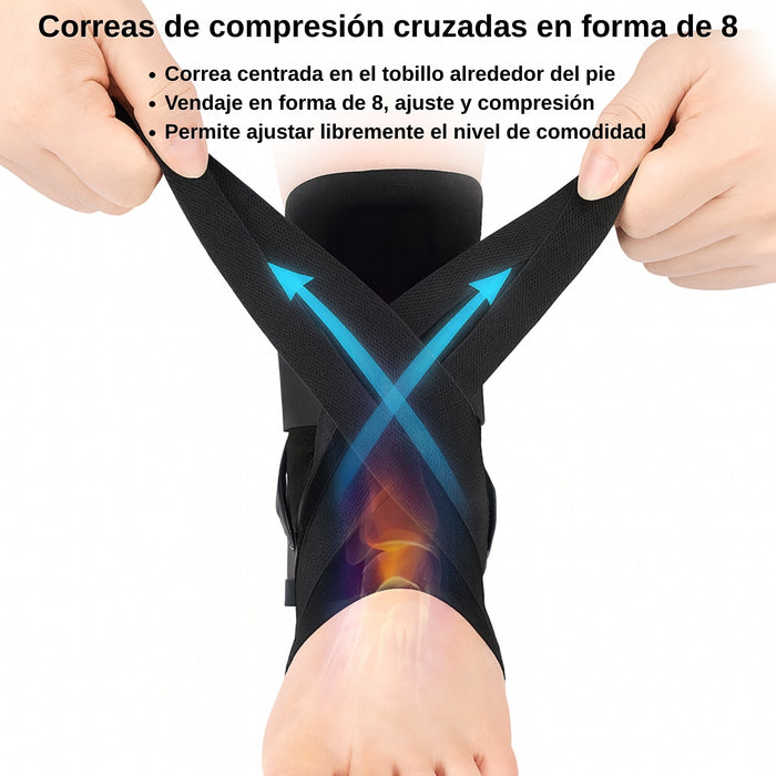Tobillero Ajustable Y Transpirable Para Esguinces De Pie