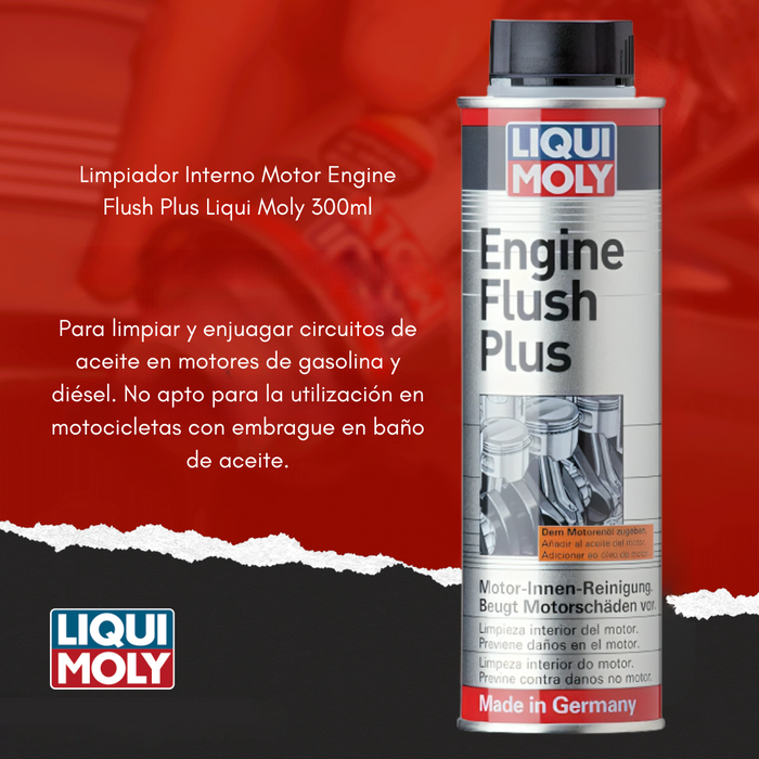 Limpiador Interno Motor Engine Flush Liquimoly 300ml X2