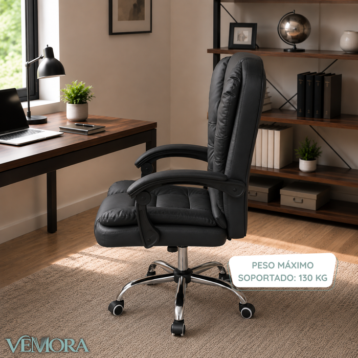 Silla De Escritorio Ejecutiva Reclinable Acolchado Premium