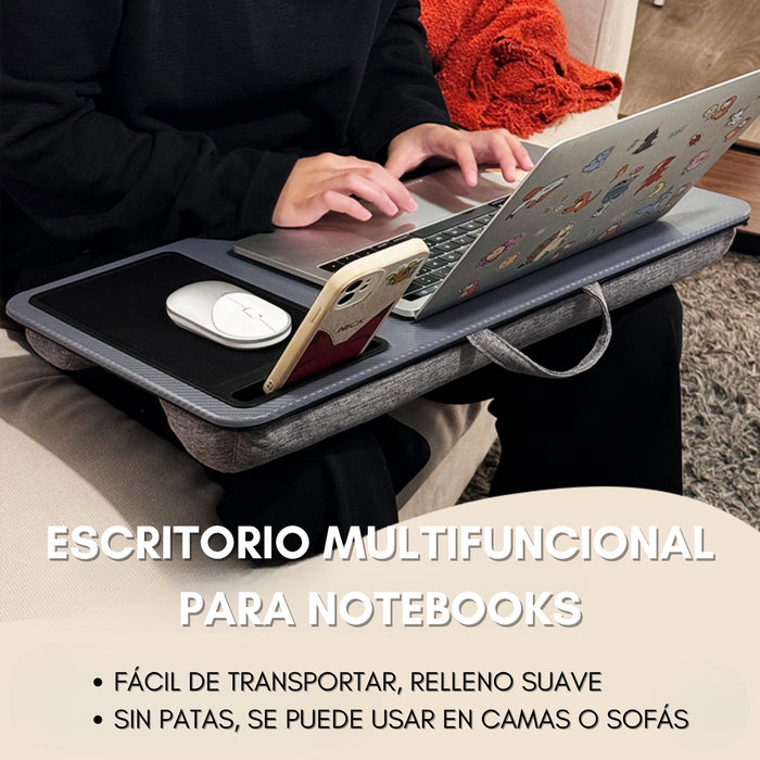 Soporte Base Mesa Notebook Tablet Cama Portatil Acolchado