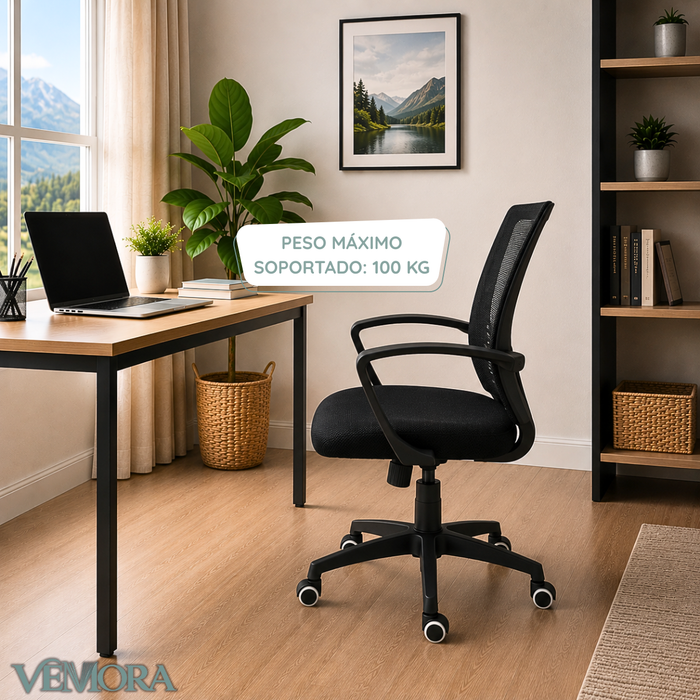 Silla De Escritorio Ergonómica Giratoria Respaldo Malla