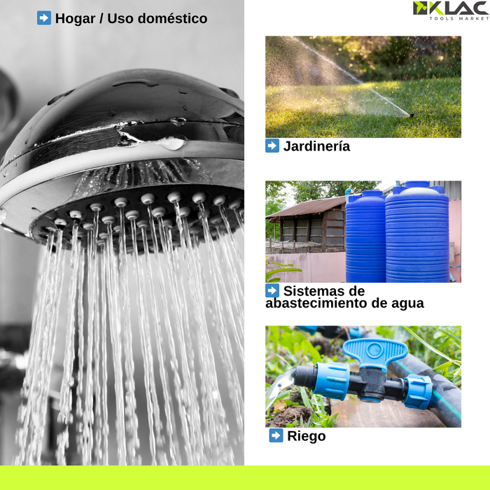 Bomba De Agua Centrifuga 0.5 Hp Marca Klac 1/2 Caballo