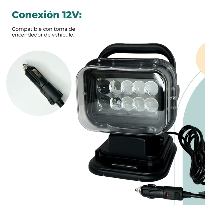 Foco Busca Camino Led 50w Imantado De 360 Grados Focos