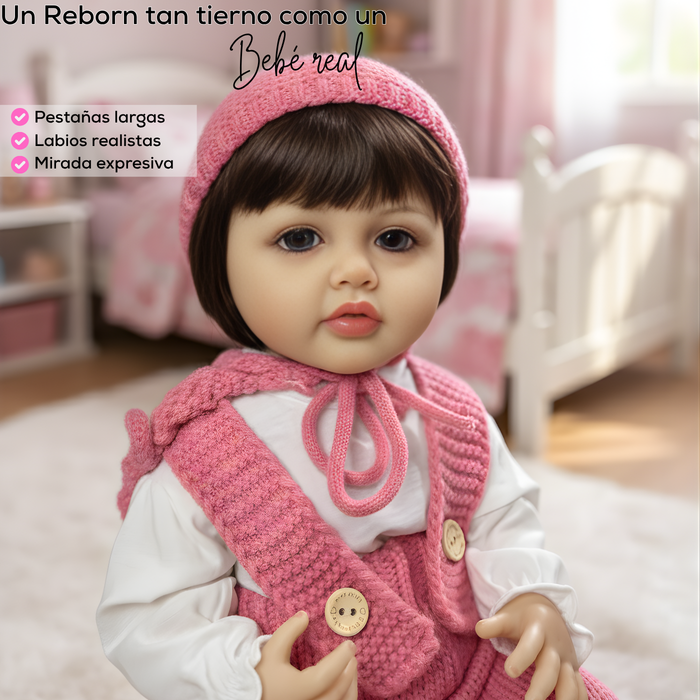Muñeca Reborn Bebé Juguete Silicona Realista Con Accesorios