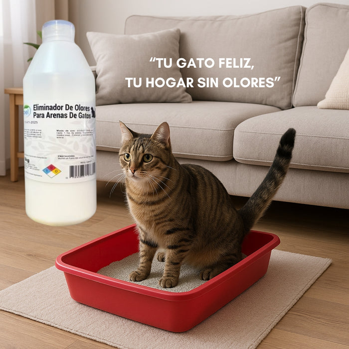 Eliminador Desodorante Olores Arena Sanitaria De Gatos 1kg