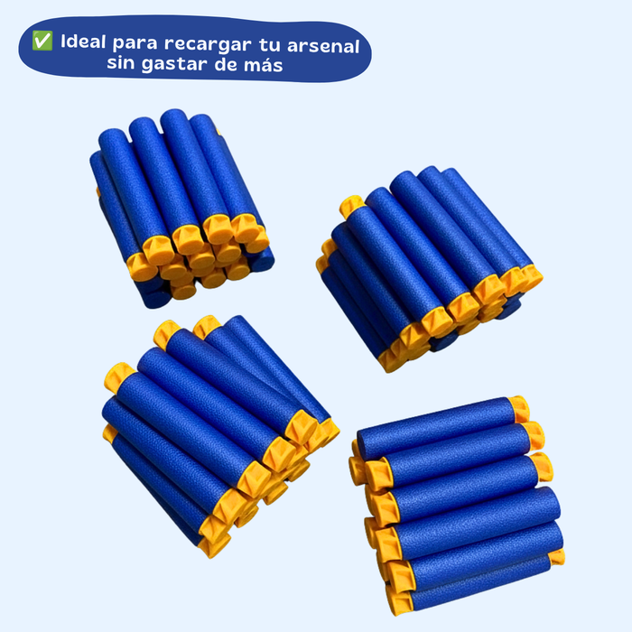 200 Dardos Juego De Dardo Tipo Nerf N-strike Bala Repuesto
