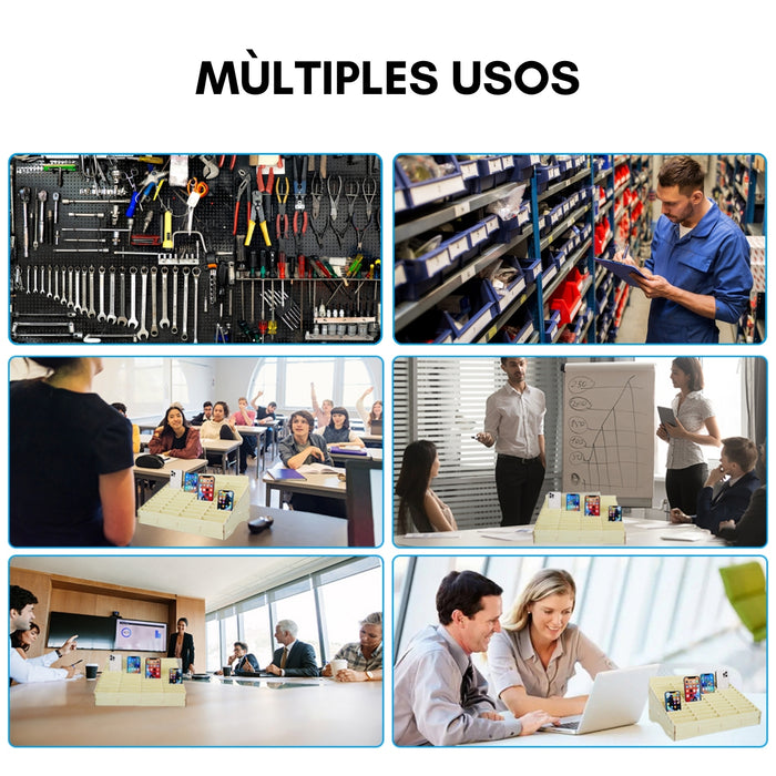 Estante Organizador Tecnico Celular 48 Espacios Armable