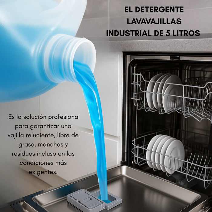 Detergente Lavavajillas Lavaloza Maquina Lavavajillas 5lt