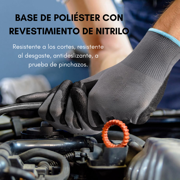 Guantes De Trabajo Multiproposito Seguridad Pack 12 Unid