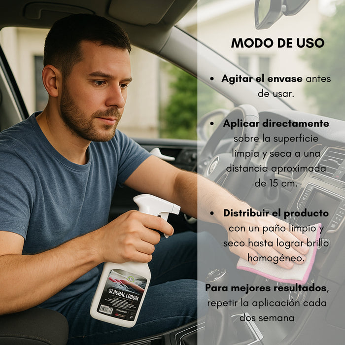 Silicona Liquida Emulsionada Acción Protectora Y Abrillantadora 750cc Para Auto