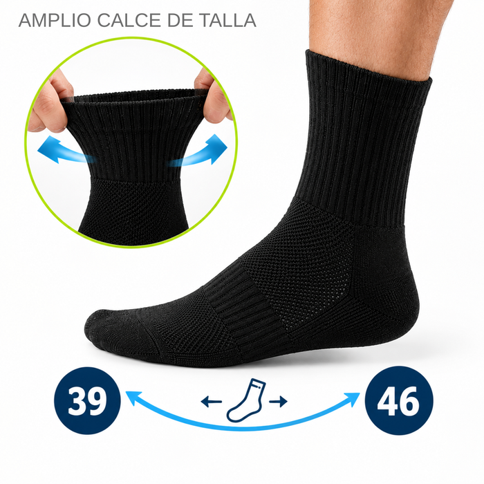 Medias Calcetas Deportivas De Fútbol Antideslizante