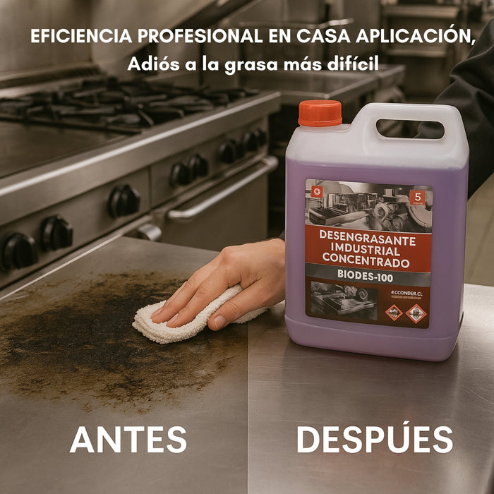 Desengrasante Industrial Concentrado Alcalino Multiusos 5lt