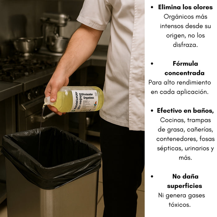Neutralizador Eliminador Olores Organicos Concentrado 900 Ml