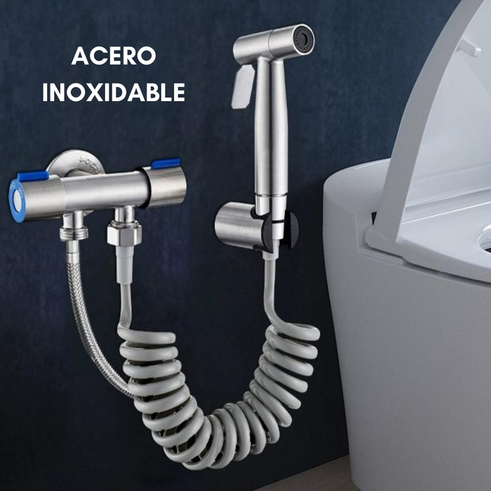 Ducha Bidet Árabe Kit Completo Inodoro Acero Inoxidable