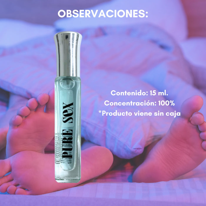 Perfume Hombre Feromonas Masculinas Pure Sex Fragancia 15ml