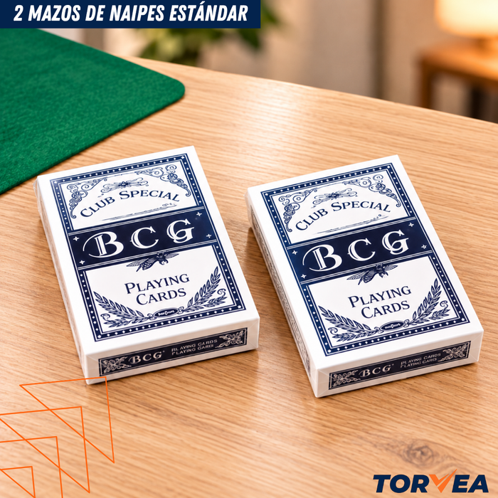 Set Poker Texas Holdem Profesional 200 Fichas Plástico