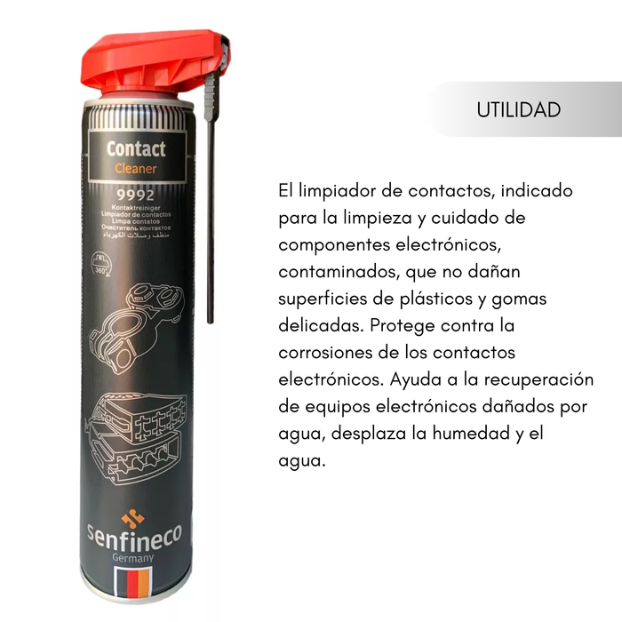 Limpia Contactos Spray 400 Ml Senfineco X2