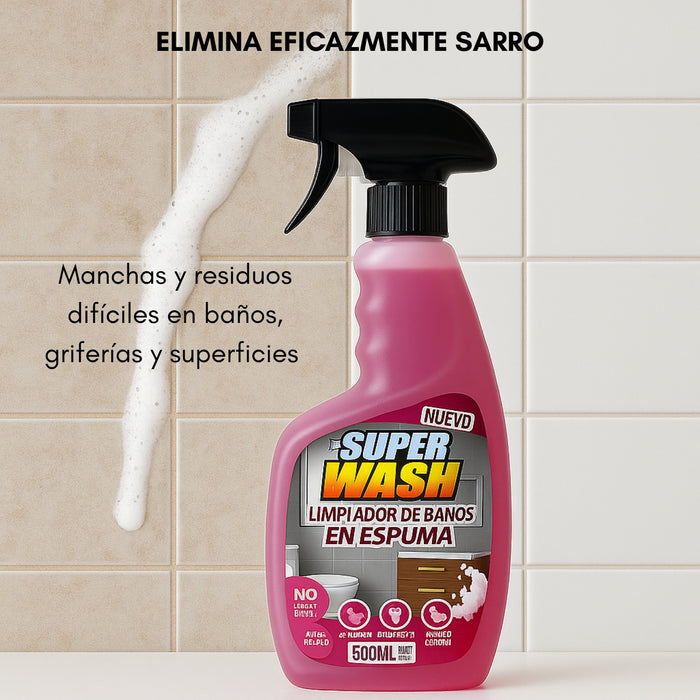 Limpiador Espumoso Anti Sarro Para Baños Griferia Vidrios