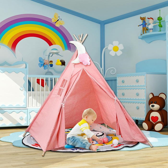 Carpa Tipi Pieza De Niños Para Decoraciones Y Juguetes