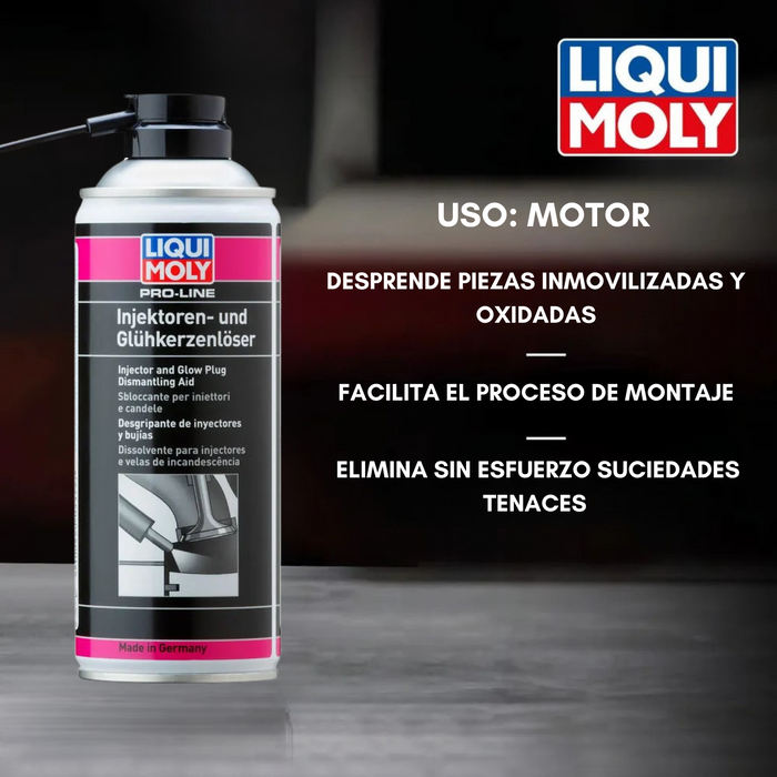 Desgripante Aflojador De Inyectores Y Bujias Liqui Moly Pro-Line Injektoren-und Glühkerzenlöser 400ml