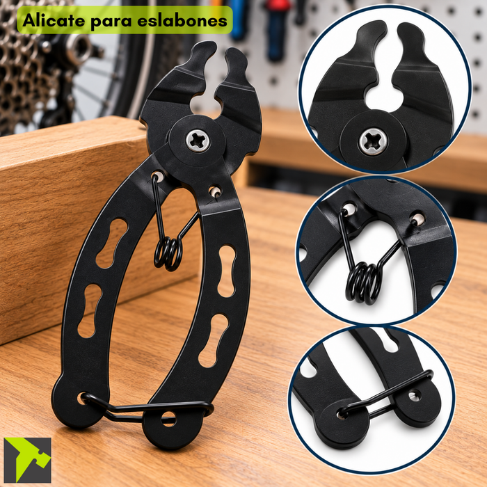 Kit Herramientas Bici Extractor Motor Corta Cadena Llave 8pcs