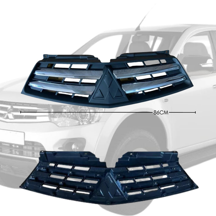Mascara Delantera Para Mitsubishi L200 2011-2015 Cromada