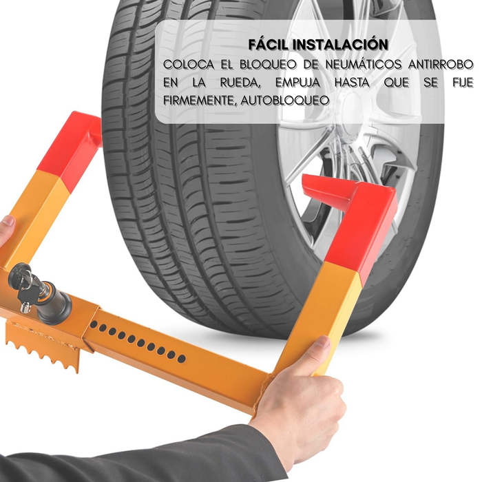 Traba Rueda Pitbull Proteccion Seguridad De Bloqueo Rueda