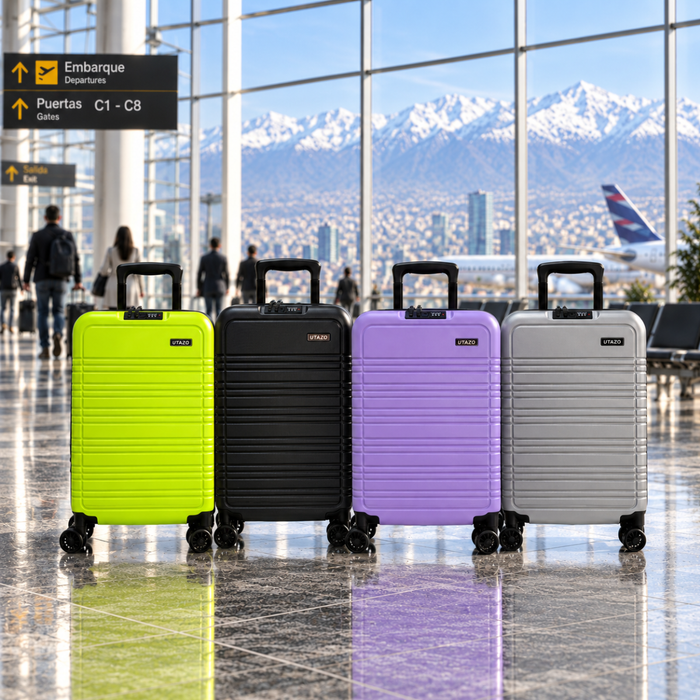 Maleta Cabina Expandible De Viaje Con Ruedas Y Candado 20 Gris