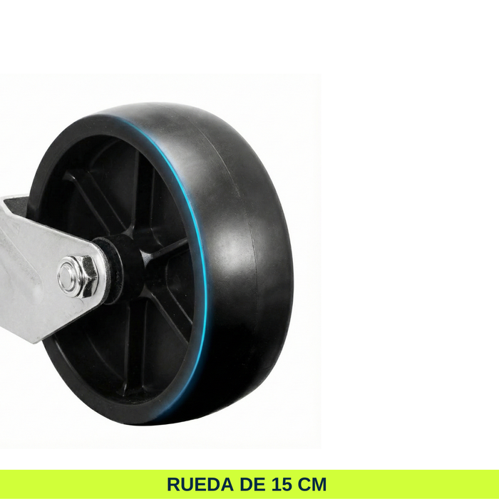 Pata Enganche Con Rueda Para Carro De Arrastre Maniobrable