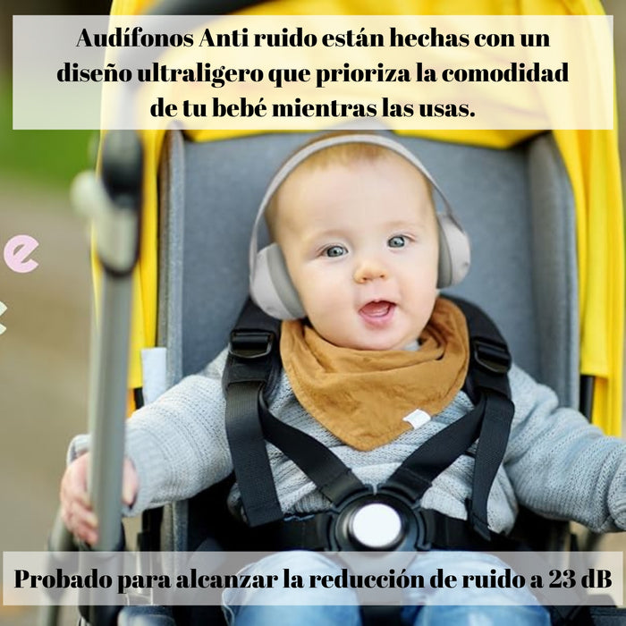 Protección Audífonos Anti-ruido Para Bebes Niños