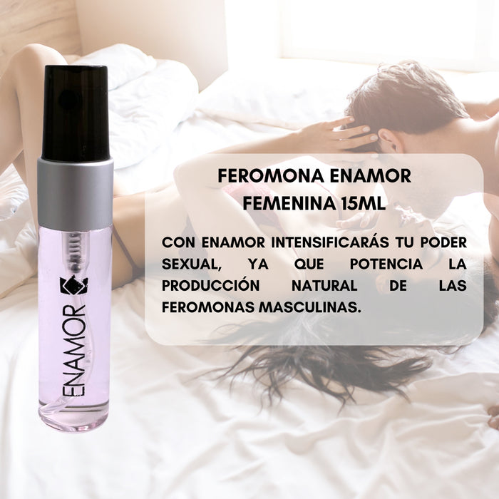 Perfume Mujer Feromonas Femeninas Enamor Atraccion 15ml